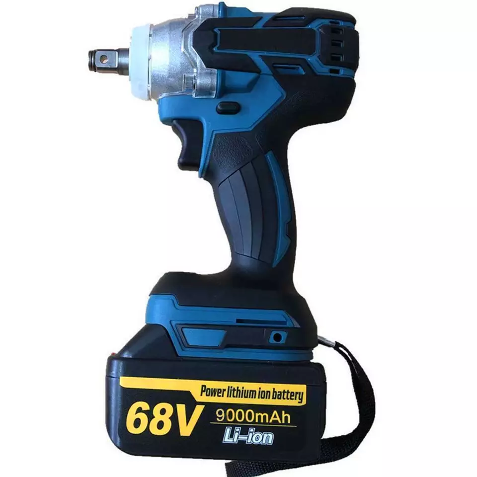 Electric Wrench Rechargeable Lithium Battery Wrench Brushless Torque Cordless Impact Wrench