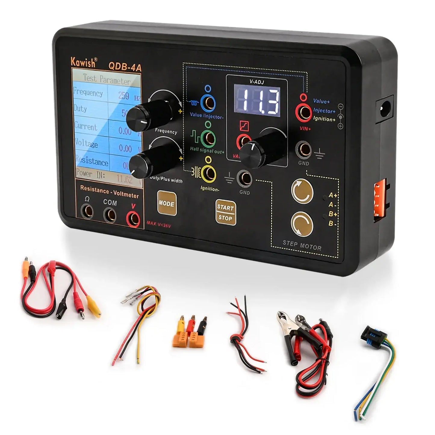 Ignition Coil Tester QDB-4A Drive Automobile Ignition Coil Tester Injector Solenoid Valves Idling Stepper Motor Instrument