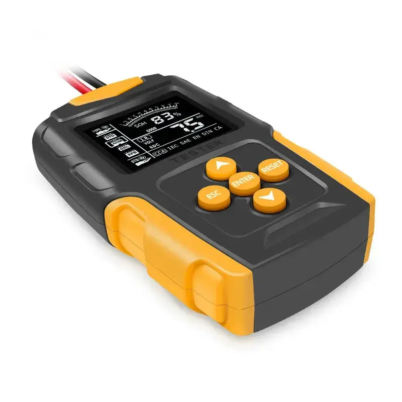 Podofo New Hot Sale Car Battery Tester 12V 24V DC Charger Analyzer Capacity Load Tester Cranking System Test