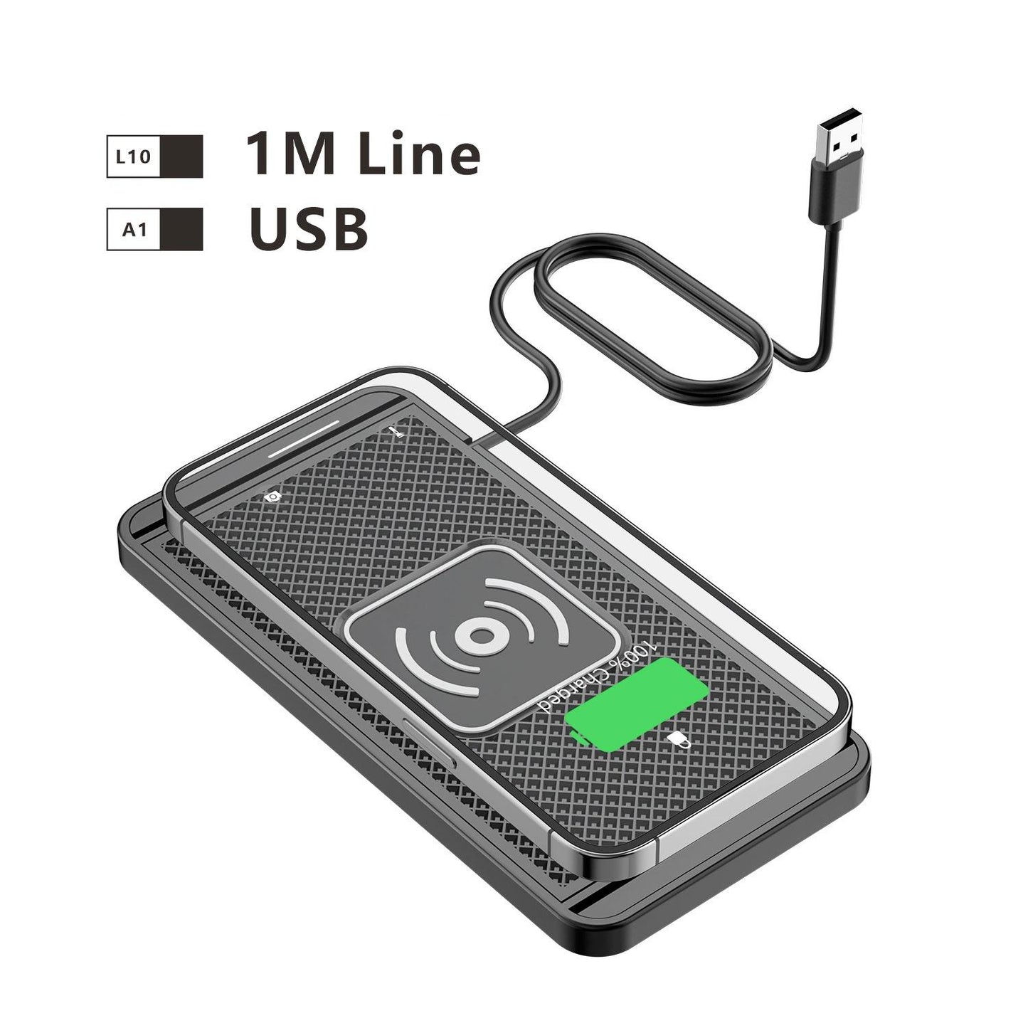 Vehicle-mounted Wireless Charger Modification with Added Cuttable Function Applicable to Mercedes-Benz, BMW, Audi, Toyota, Honda, Volkswagen, and Apple